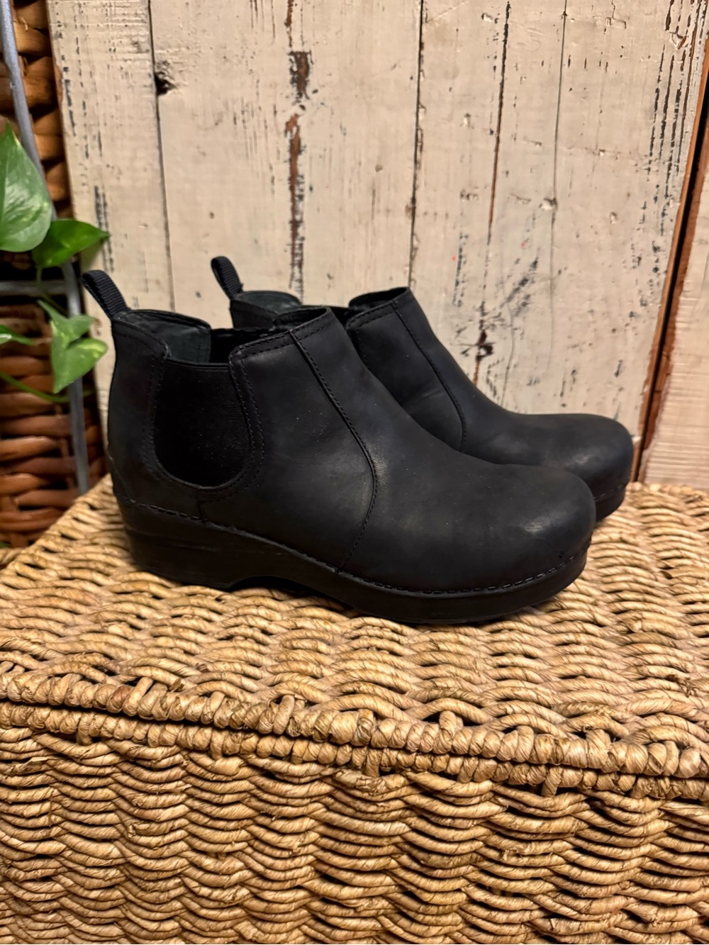 Dansko Frankie Chelsea Clog Booties, 38